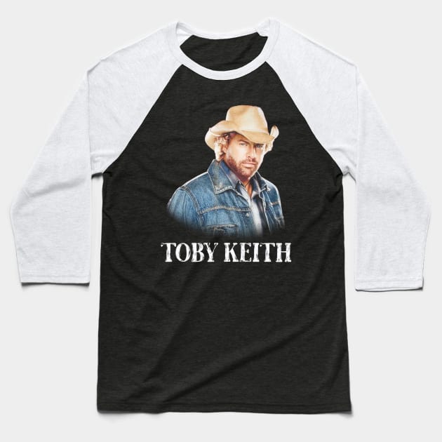 Toby Keith Baseball T-Shirt by 404pageNotfound